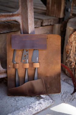 Logotrade promotional giveaway picture of: BOSKA Cheese Knife Set Monaco+ Black