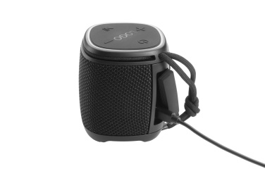 Logo trade advertising product photo of: Bluetooth speaker HERMON Schwarzwolf