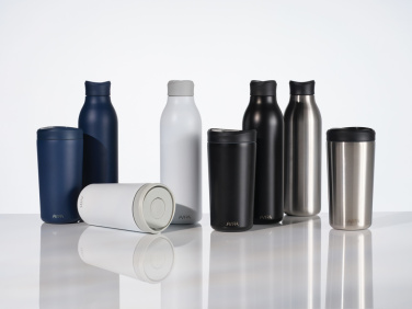 Logotrade promotional item picture of: Avira Alok RCS re-steel 360 waterbottle 600ML