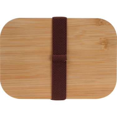 Logo trade promotional merchandise picture of: Set Lunchbox with stainless steel bottle Toronto