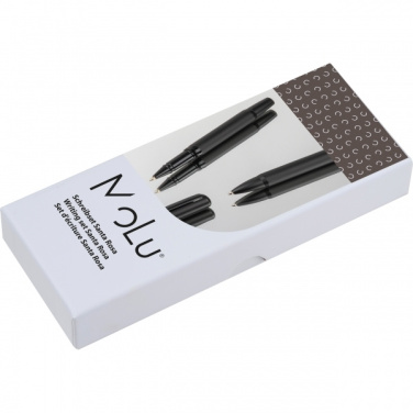 Logo trade corporate gifts image of: Elegant MoLu writing set Santa Rosa