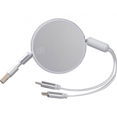 Logo trade promotional product photo of: Charging cable made from recycled aluminum Ostend