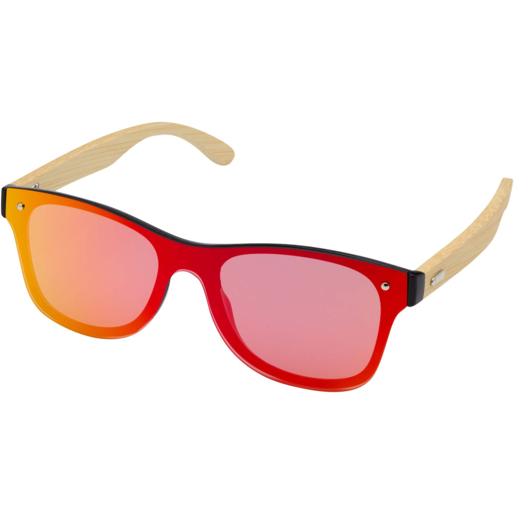 Logo trade promotional product photo of: Tan sunglasses with bamboo temples