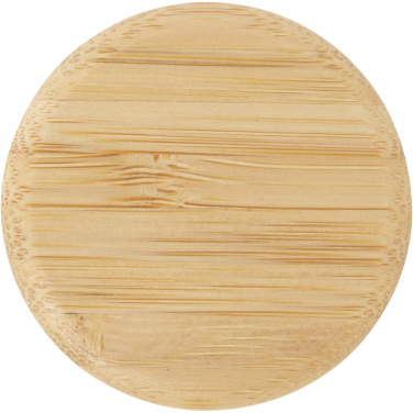 Logotrade corporate gifts photo of: Porto 500 ml glass water bottle with silicone handle and bamboo lid