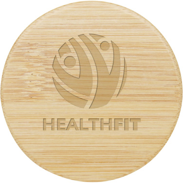 Logo trade promotional giveaway photo of: Lustre bamboo mirror