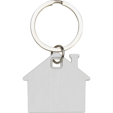 Logotrade business gift image of: Nook house-shaped keychain
