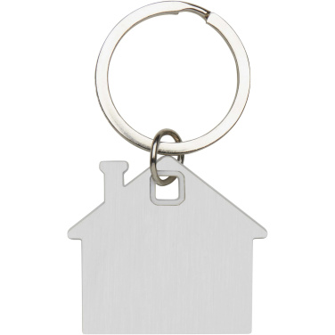 Logotrade promotional gift image of: Nook house-shaped keychain