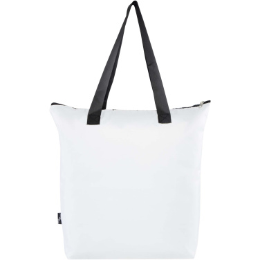 Logo trade promotional merchandise picture of: EcoFold RPET foldable tote cooler bag 15L