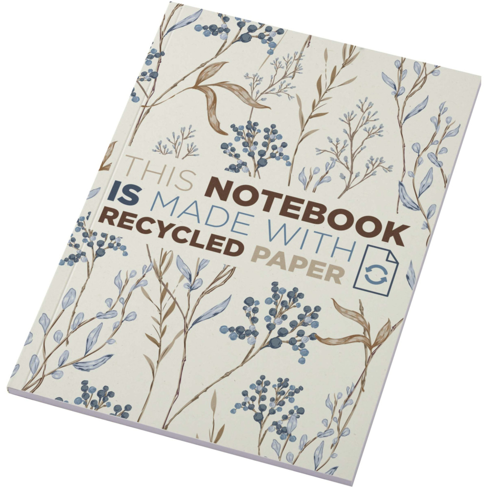 Logotrade promotional giveaways photo of: Novella Austen A5 recycled soft cover notebook - 50 sheets