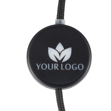 Logo trade promotional giveaways image of: Cable 4in1 with illuminated logo - LH-ZM02