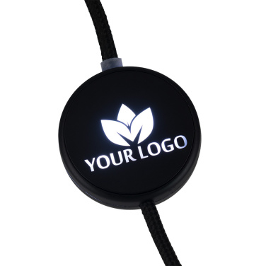 Logotrade advertising product picture of: Cable 4in1 with illuminated logo - LH-ZM02