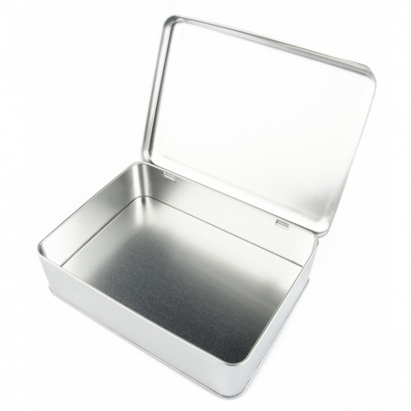 Logo trade promotional merchandise photo of: Metal box 18x12,6x4 cm
