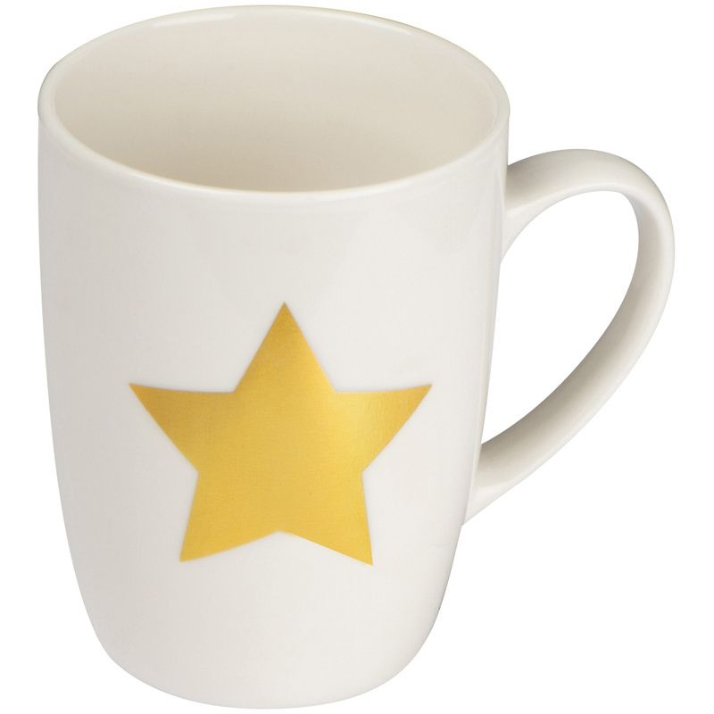 Logo trade promotional products picture of: Mug with star print 300 ml