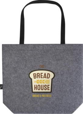 Logo trade corporate gifts picture of: Felta GRS recycled felt gusset tote bag 20L