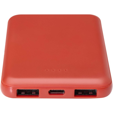 Logo trade promotional giveaways picture of: Asama 5000 mAh Type-C recycled plastic power bank