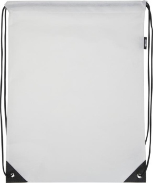 Logo trade promotional merchandise image of: Evergreen GRS recycled non-woven drawstring bag 5L