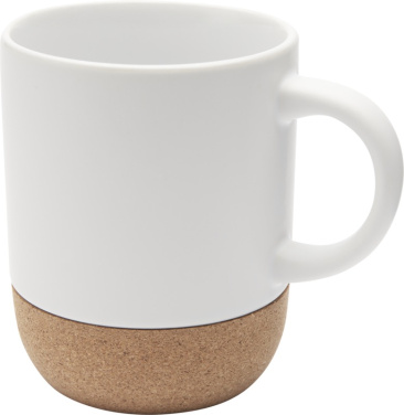 Logotrade promotional merchandise image of: Billie 300 ml ceramic mug with cork details and matt finish