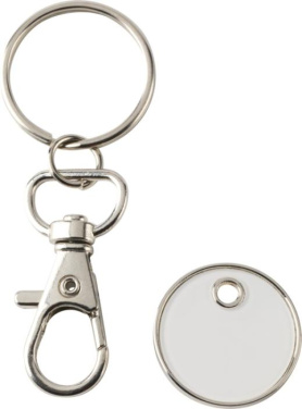 Logotrade advertising product picture of: Rory keyring with trolley coin