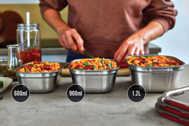 Logo trade promotional products picture of: Black+Blum Mealprep Box 3pcs Set Small, Medium, Large