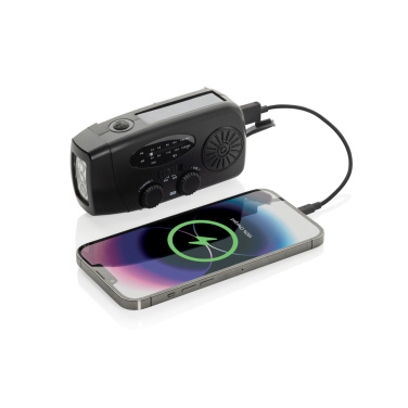 Logotrade promotional merchandise picture of: RescueWave RCS recycled plastic emergency radio