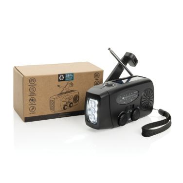 Logotrade promotional item picture of: RescueWave RCS recycled plastic emergency radio