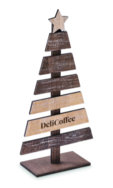 Logo trade business gift photo of: Wooden Christmas tree
