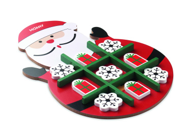 Logo trade promotional items picture of: Christmas wooden tic tac toe