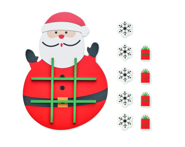 Logo trade promotional products picture of: Christmas wooden tic tac toe