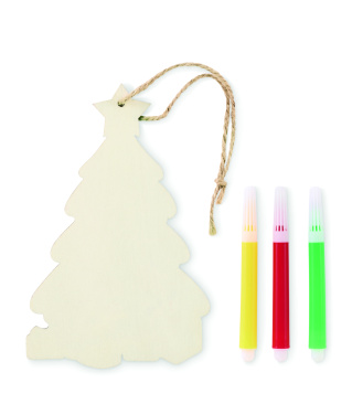 Logo trade promotional gifts image of: Christmas tree ornament