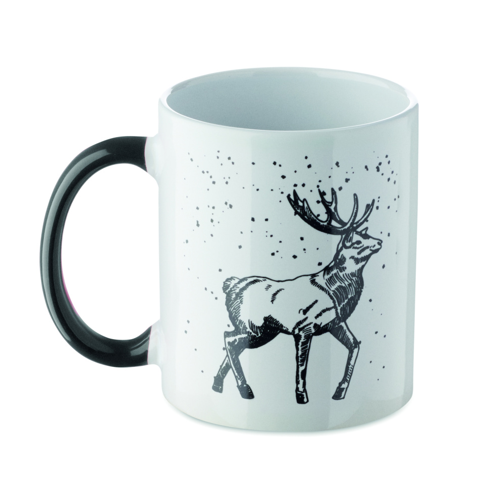 Logo trade promotional giveaways picture of: Seasonal ceramic mug 300ml