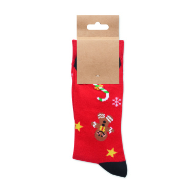 Logotrade advertising product picture of: Pair of Christmas socks M