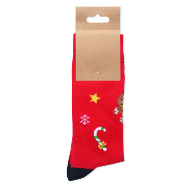 Logo trade advertising products picture of: Pair of Christmas socks L