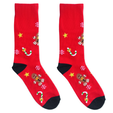 Logo trade promotional products picture of: Pair of Christmas socks L