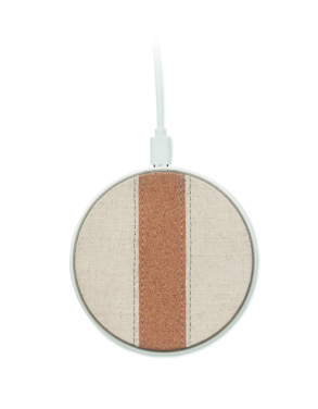 Logotrade business gift image of: Cork wireless charger 15W