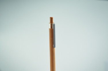 Logotrade promotional gift image of: Push button bamboo pen
