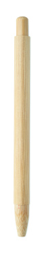 Logo trade promotional products picture of: Bamboo automatic ball pen
