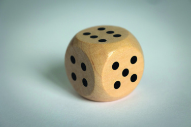 Logotrade promotional gifts photo of: Schima wooden dice 3cm dia