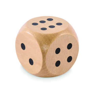 Logotrade business gifts photo of: Schima wooden dice 5cm dia