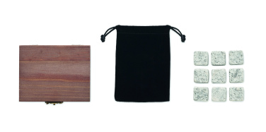 Logotrade promotional gift image of: 9 stone ice cube set in box