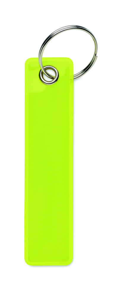 Logo trade advertising product photo of: Reflective key ring in PVC