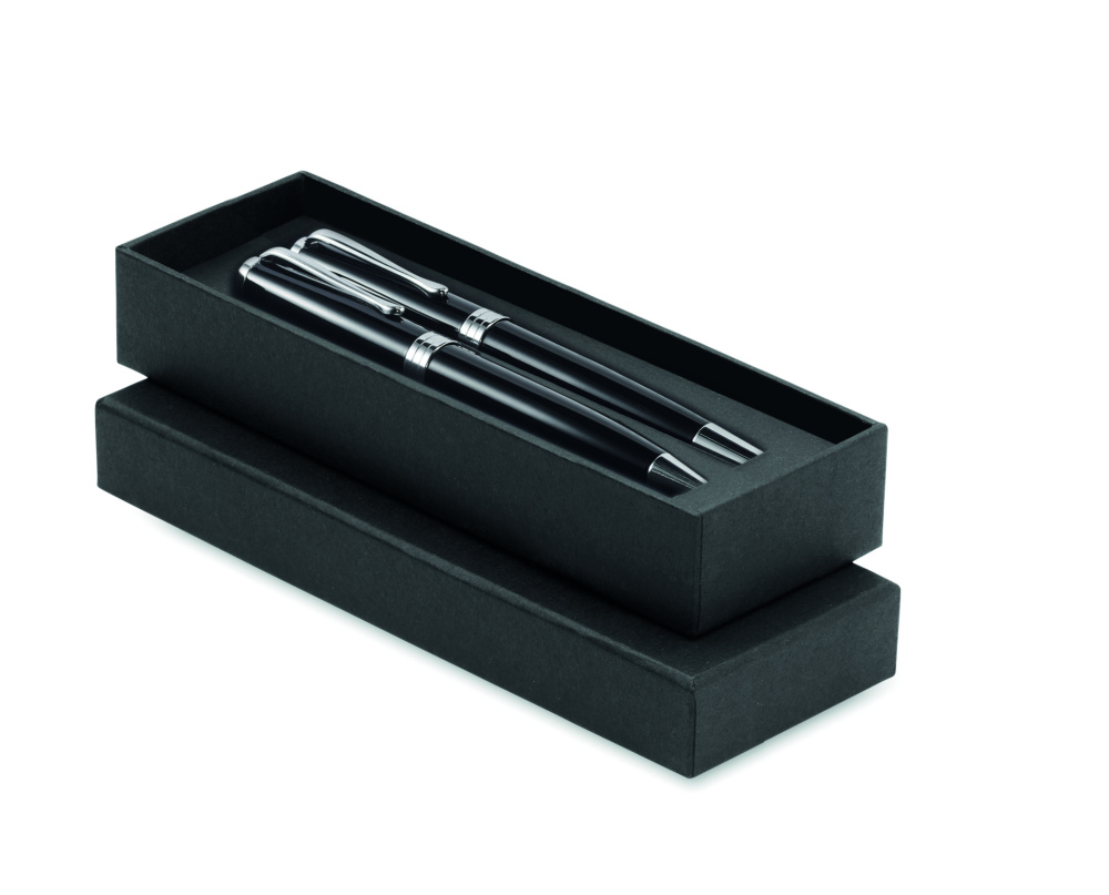 Logotrade corporate gift picture of: Ball pen and roller set