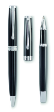 Logo trade corporate gifts picture of: Ball pen and roller set