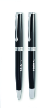 Logo trade advertising product photo of: Ball pen and roller set