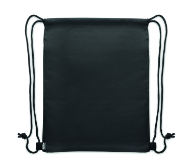 Logo trade business gift photo of: Drawstring bag in 600D RPET