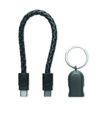 Logotrade advertising product image of: Key ring loop cable type-C