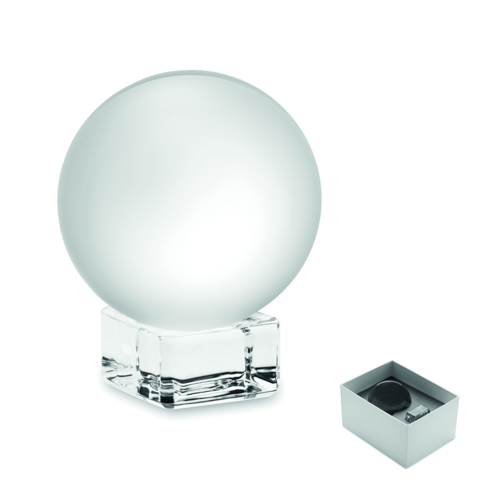 Logotrade promotional item picture of: Glass round award