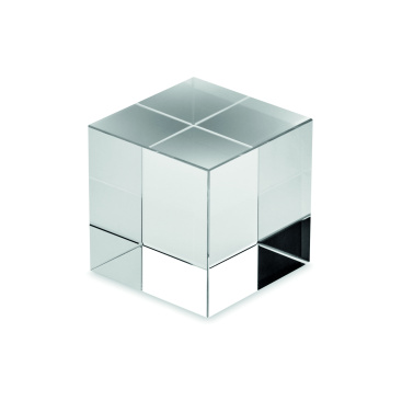 Logo trade promotional merchandise photo of: Glass cube award