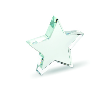 Logo trade promotional products picture of: Glass star award