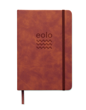 Logo trade promotional merchandise photo of: A5 smokey PU notebook