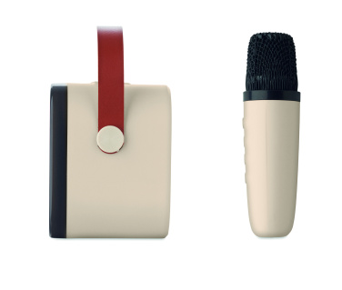 Logo trade promotional giveaways picture of: Karaoke set speaker